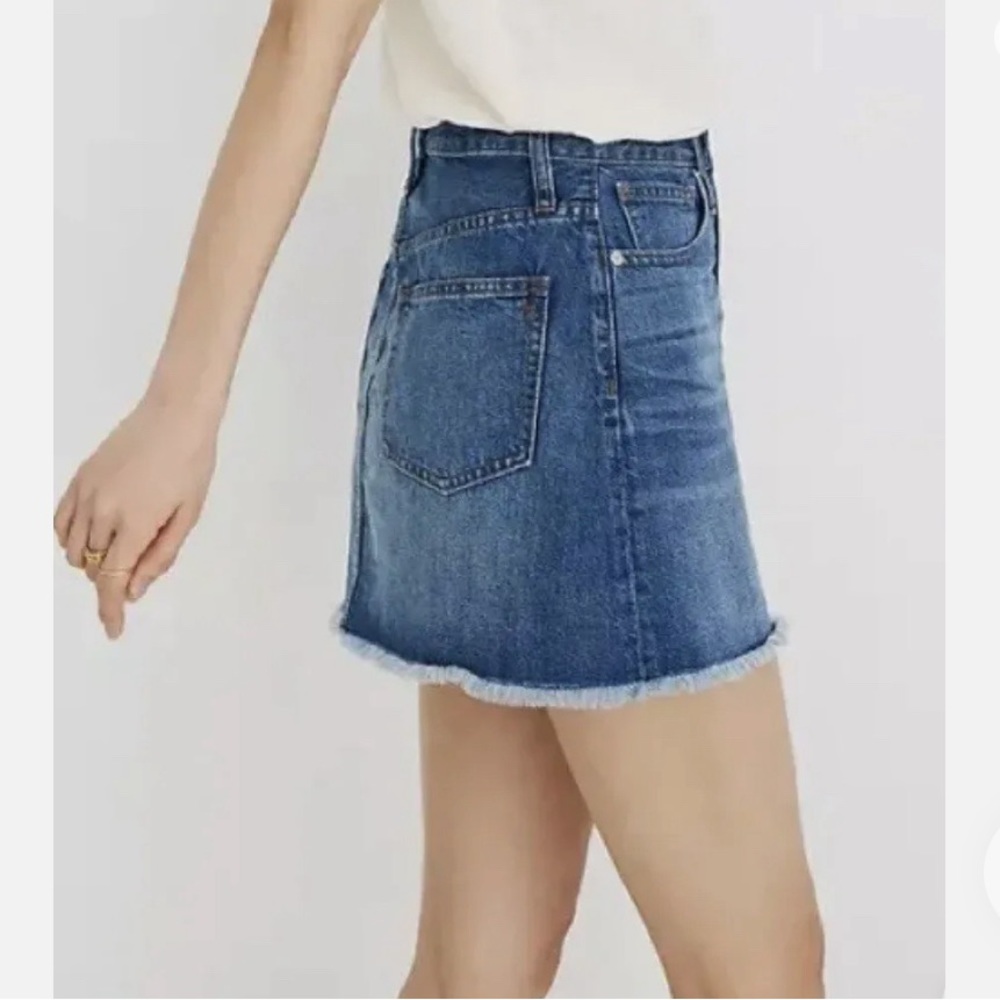 NWT Madewell Blue Denim Mini Skirt - size 6